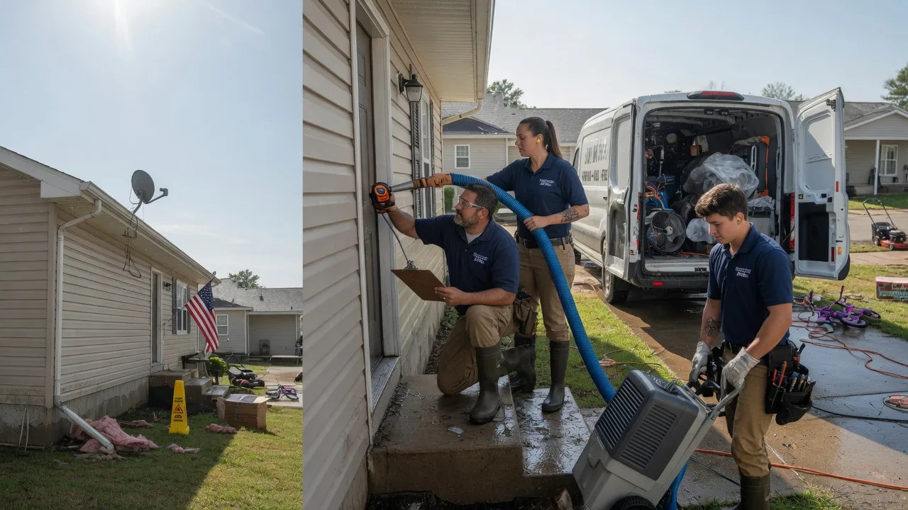 Ceiling Water Damage Restoration in Half Way, MO near me